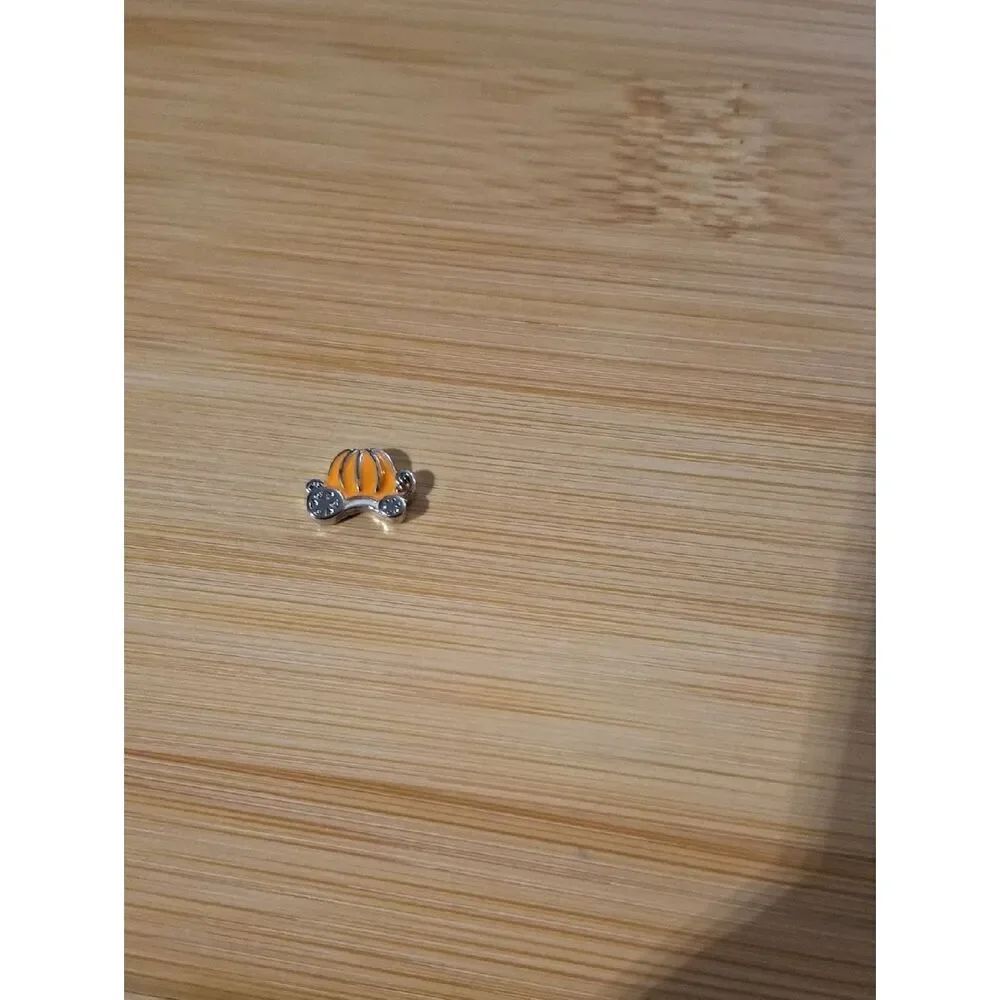 Pumpkin Carriage Charm For Floating Lockets